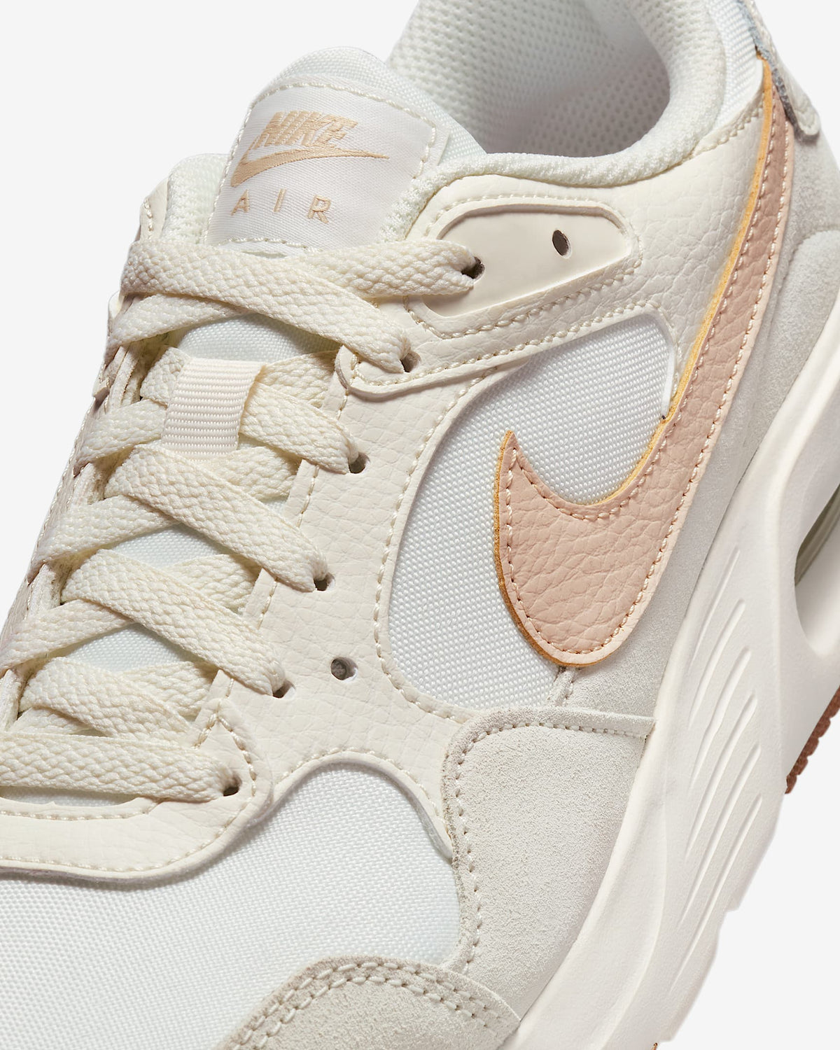 Nike Womens Air Max SC Sail/Sanddrift Swoosh detail