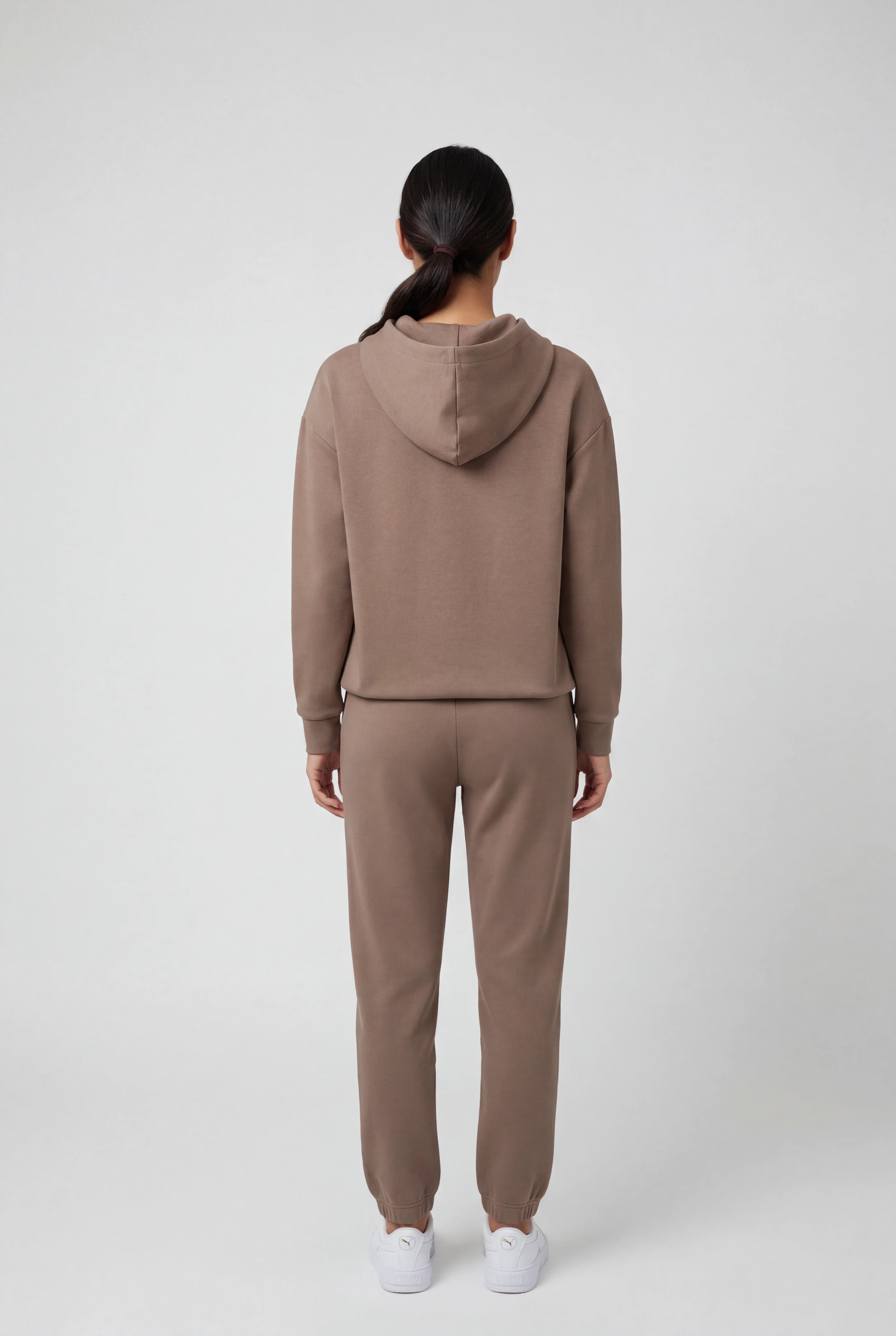 Insport Womens Mia Taupe Fleece Trackpants