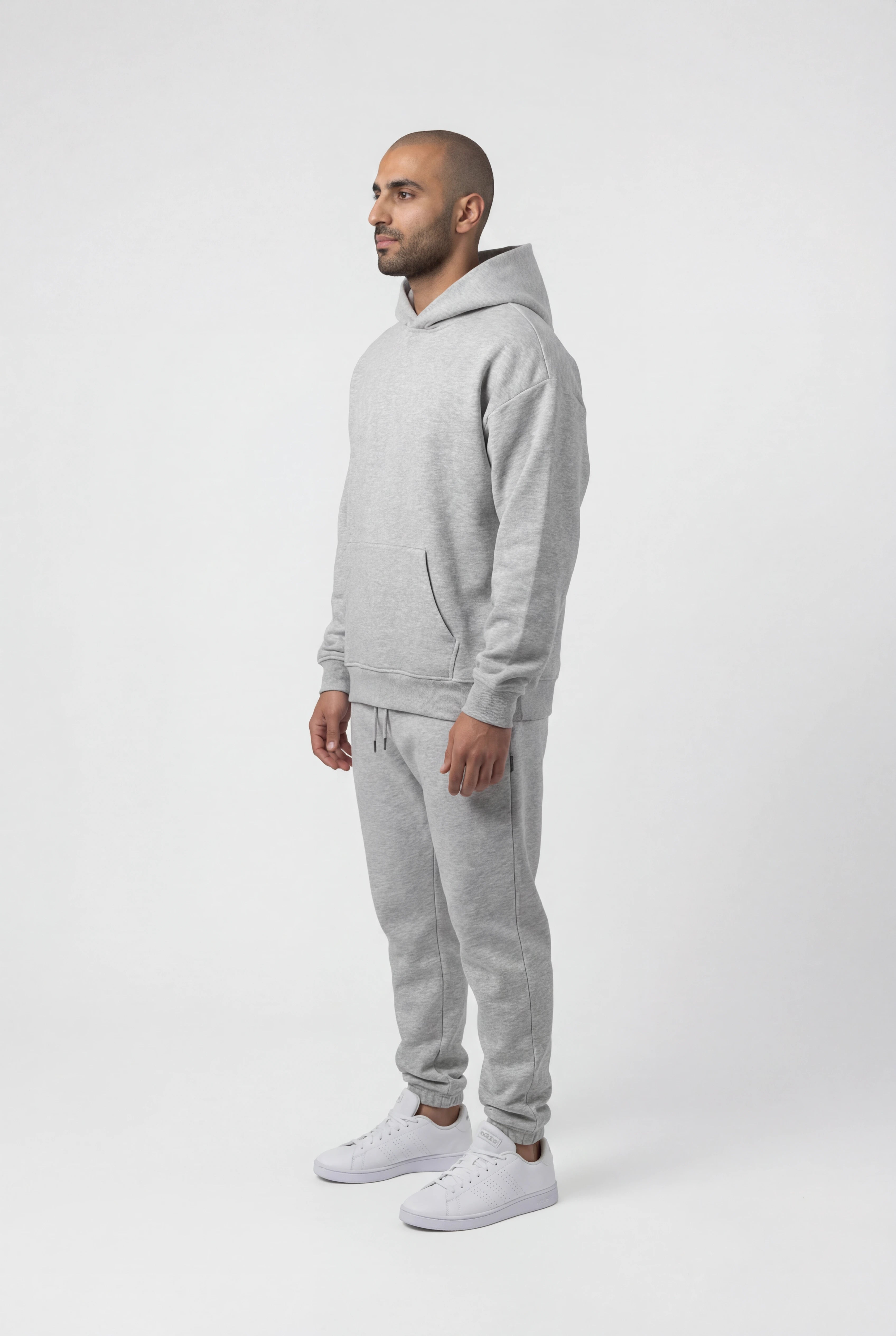 Insport Mens Denver Tech Grey Marle Hood
