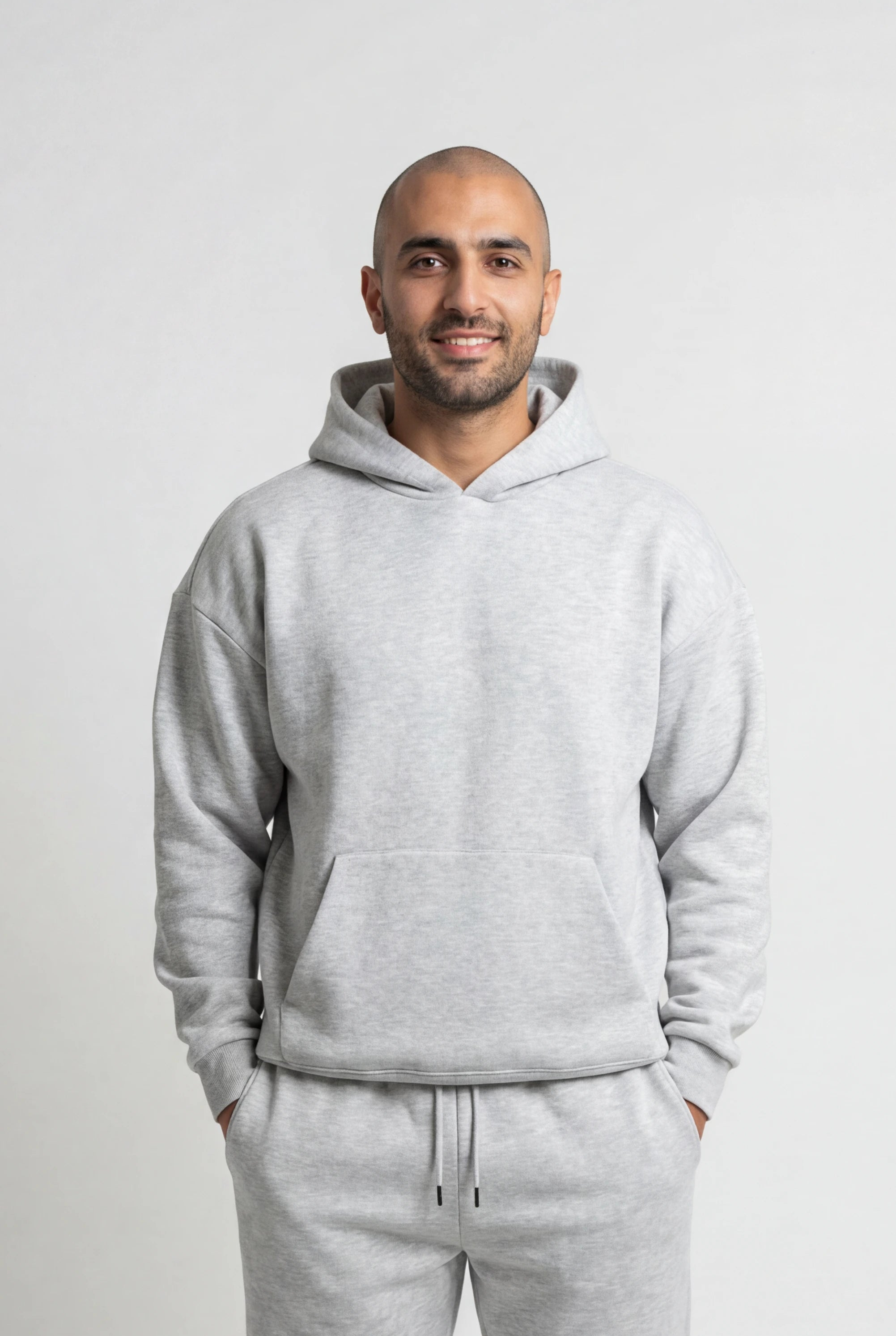 Insport Mens Denver Tech Grey Marle Hood