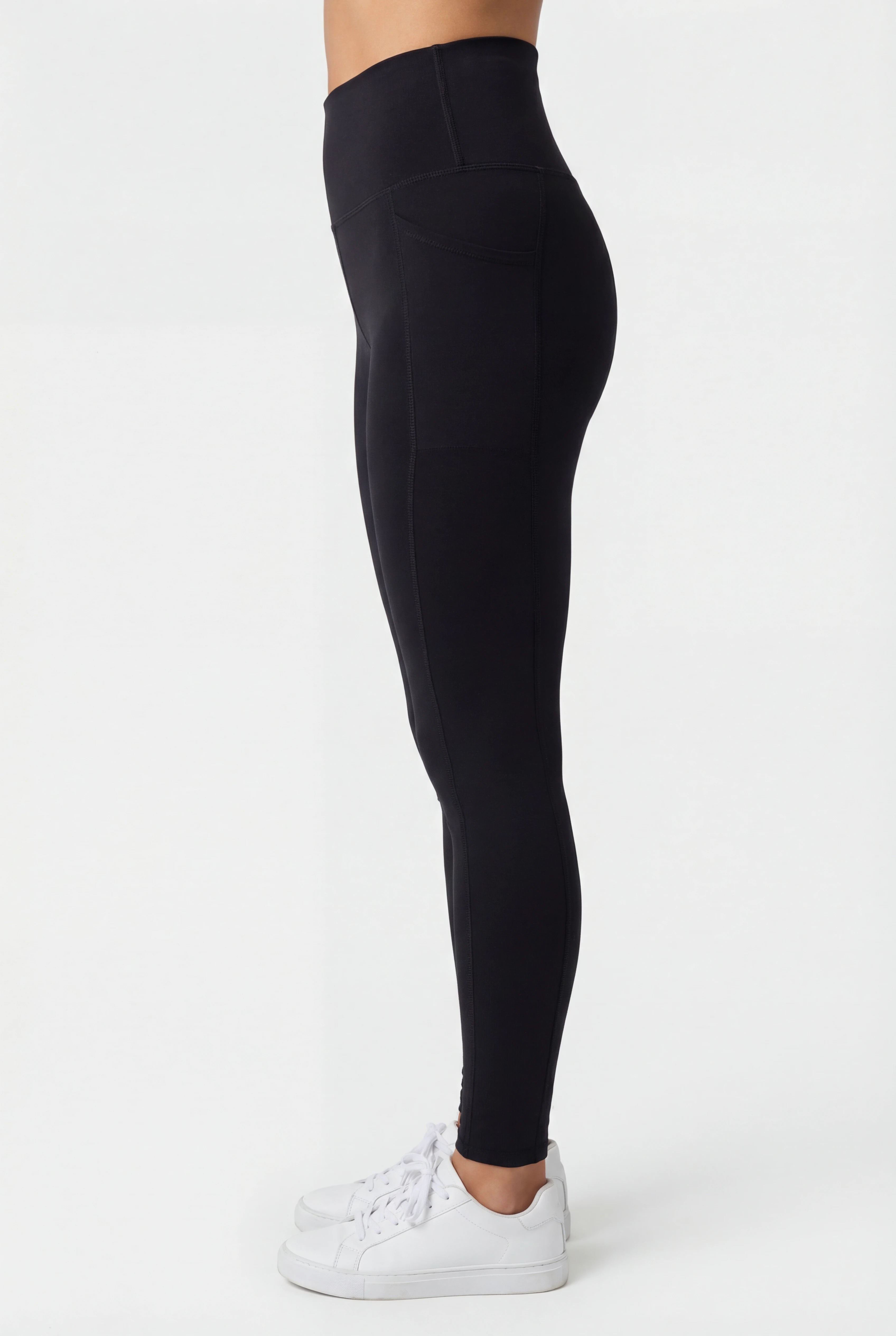 Insport Womens Black Pocket Tights