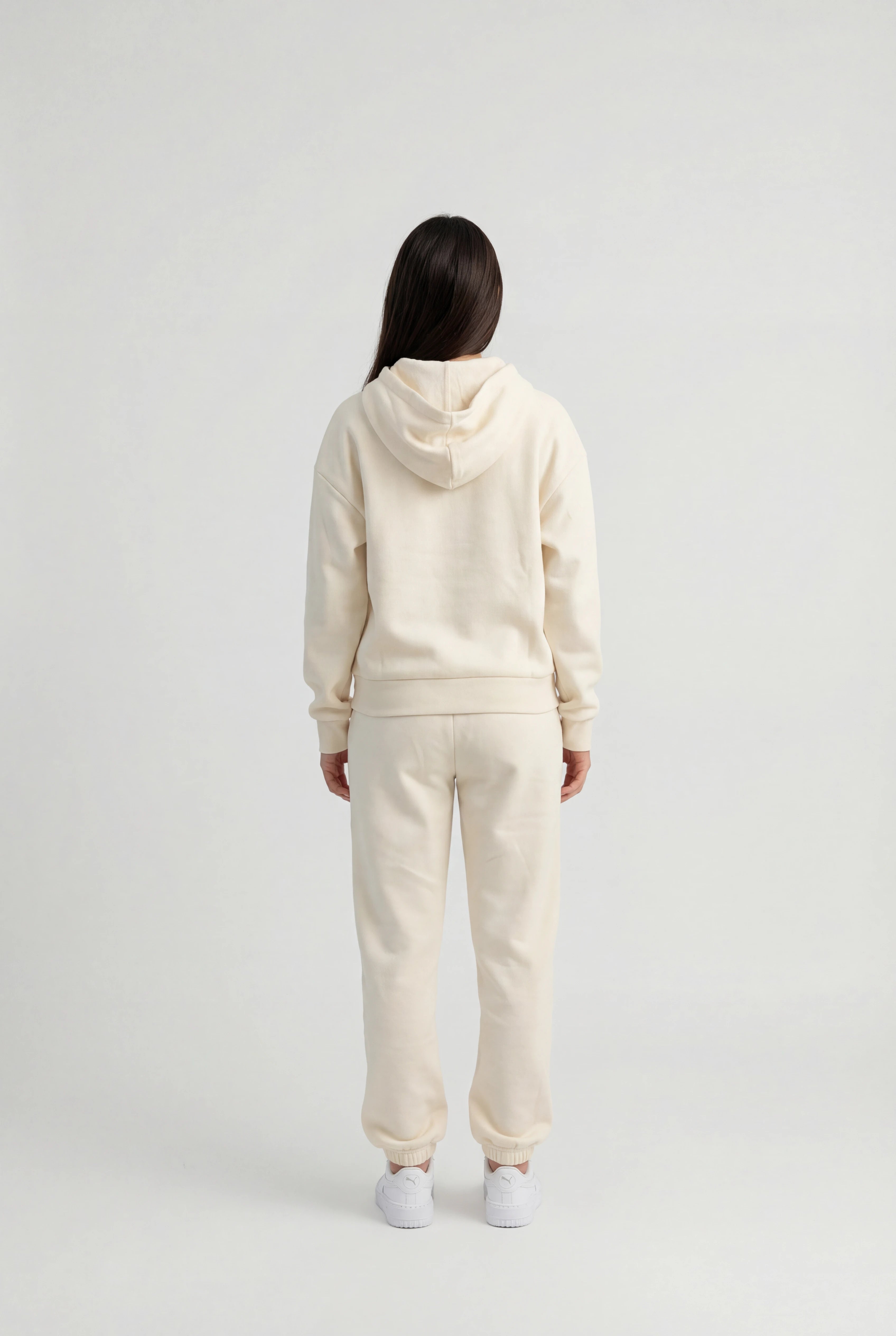 Insport Womens Mia Ivory Fleece Hoodie
