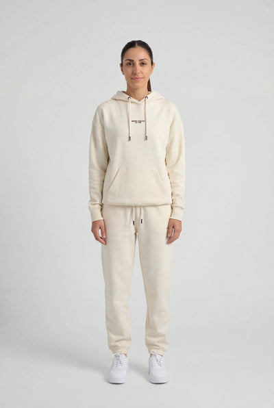 Insport Womens Mia Ivory Fleece Hoodie