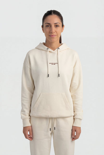 Insport Womens Mia Ivory Fleece Hoodie