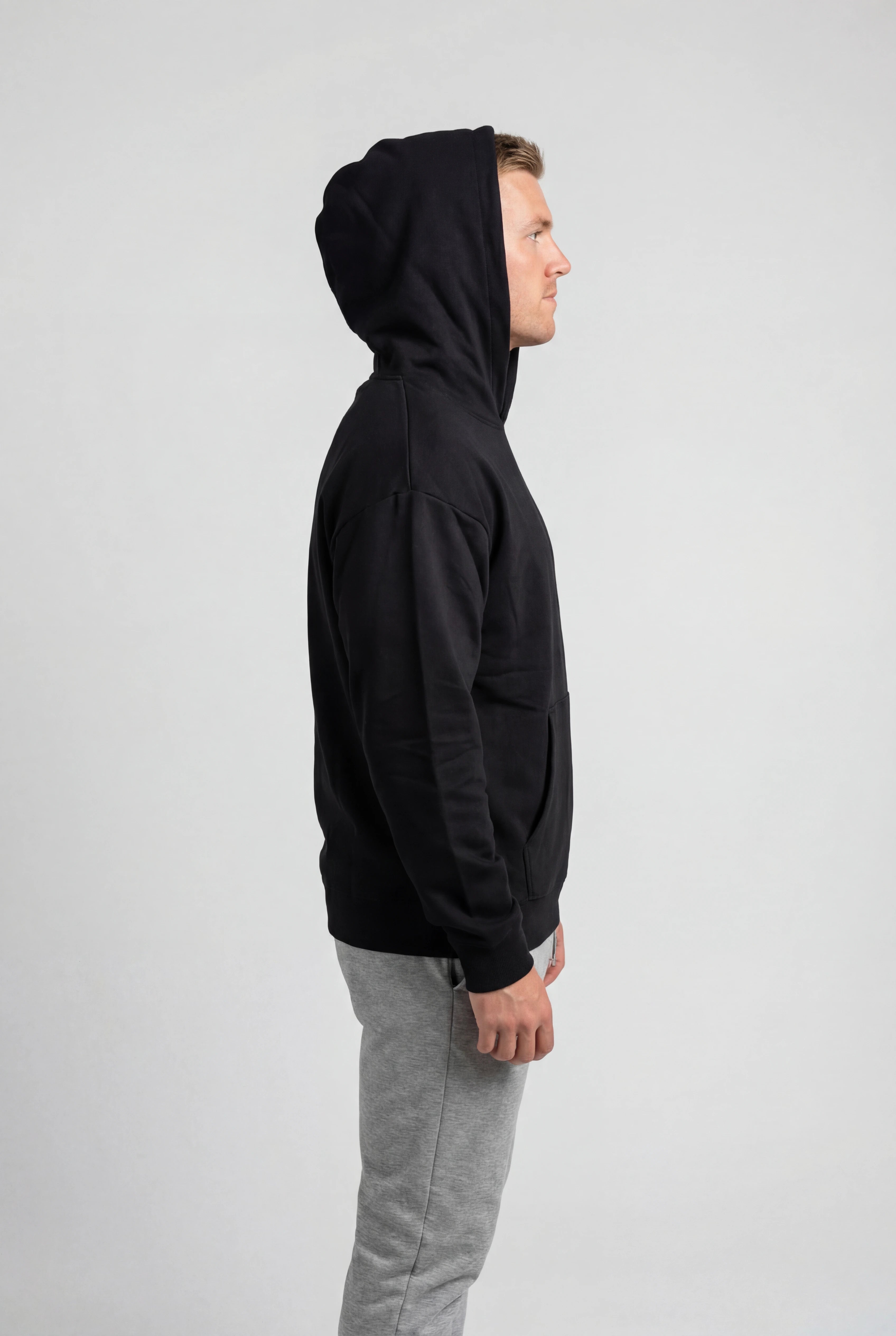 Insport Unisex Alaska Black Hoodie