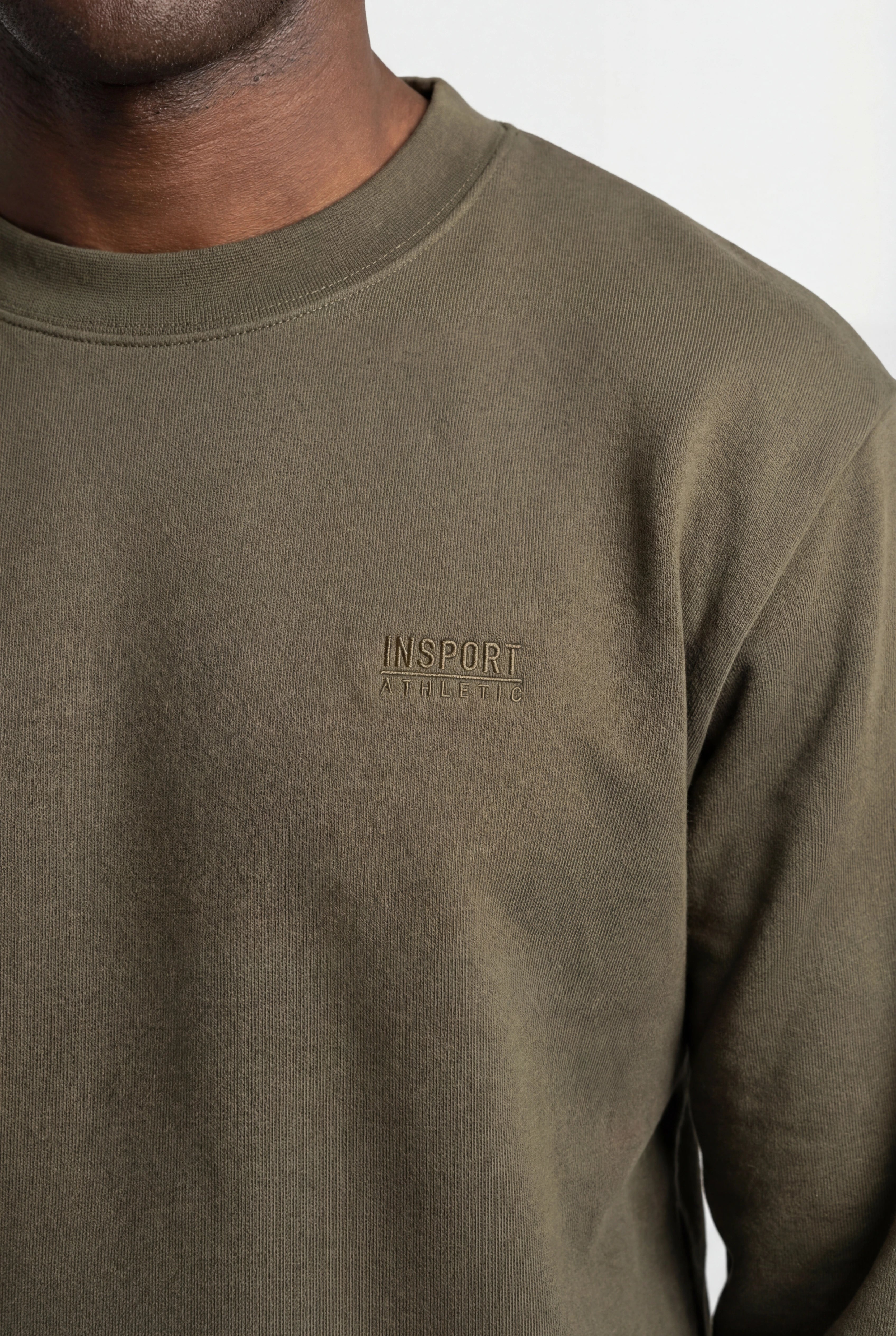 Insport Unisex Alaska Khaki Crew Sweatshirt