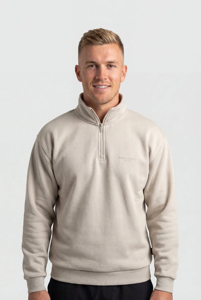 Insport Mens Denver Quarter Zip Top Antartica