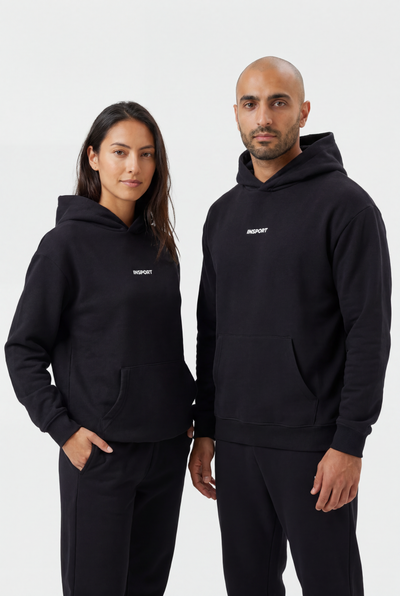 Insport Unisex Frankie Hood Black