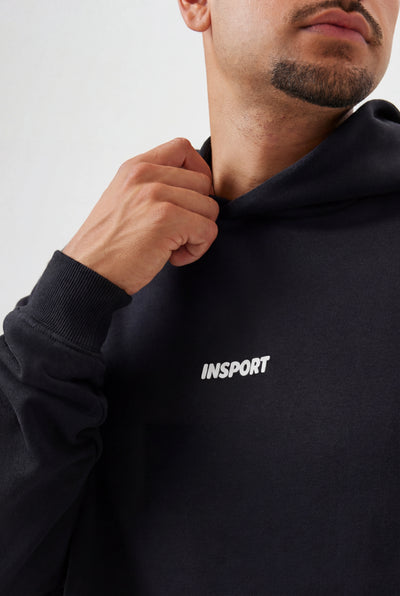 Insport Unisex Frankie Hood Black