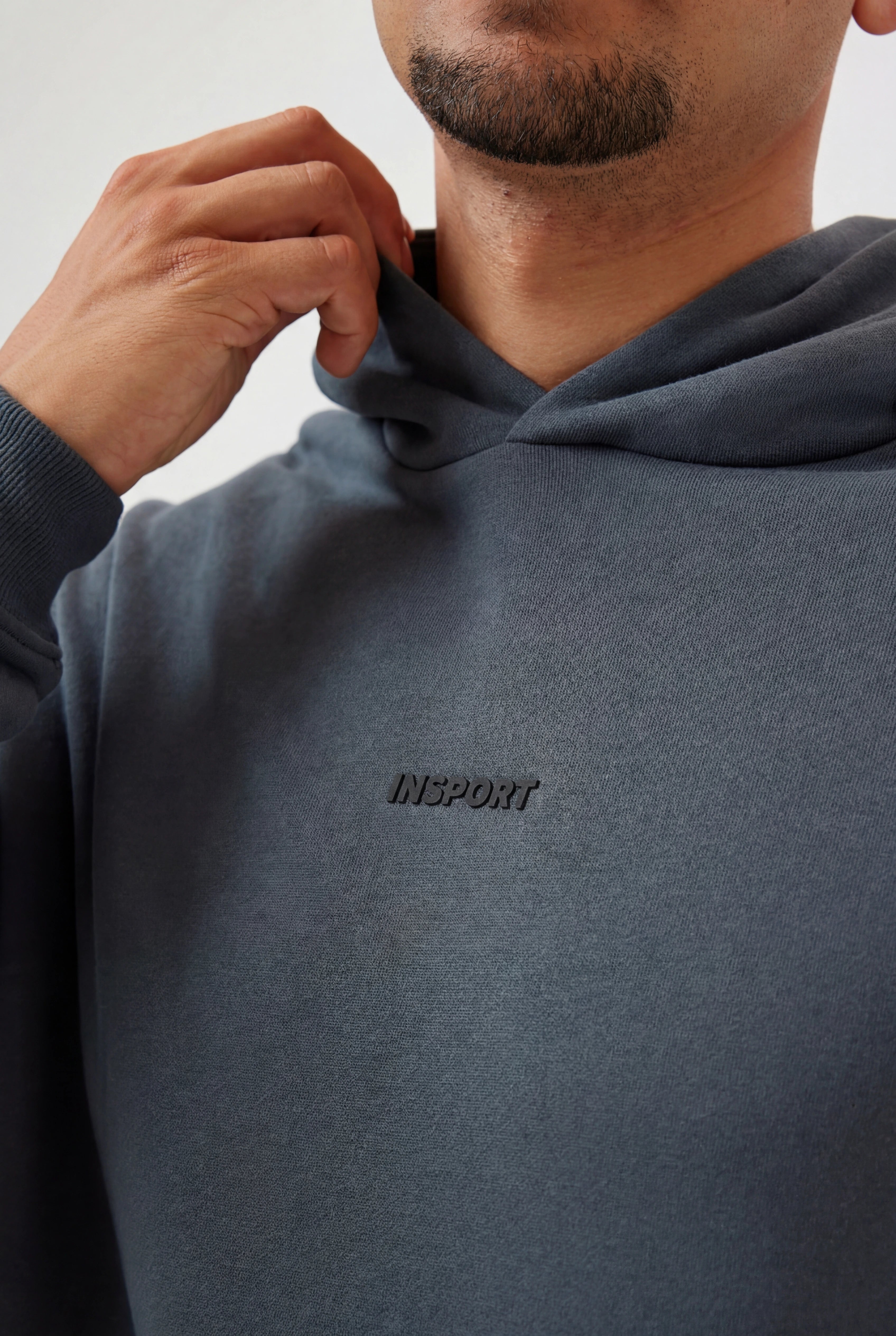 Insport Unisex Frankie Carbon Blue Hood