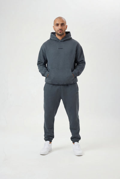 Insport Unisex Frankie Carbon Blue Hood