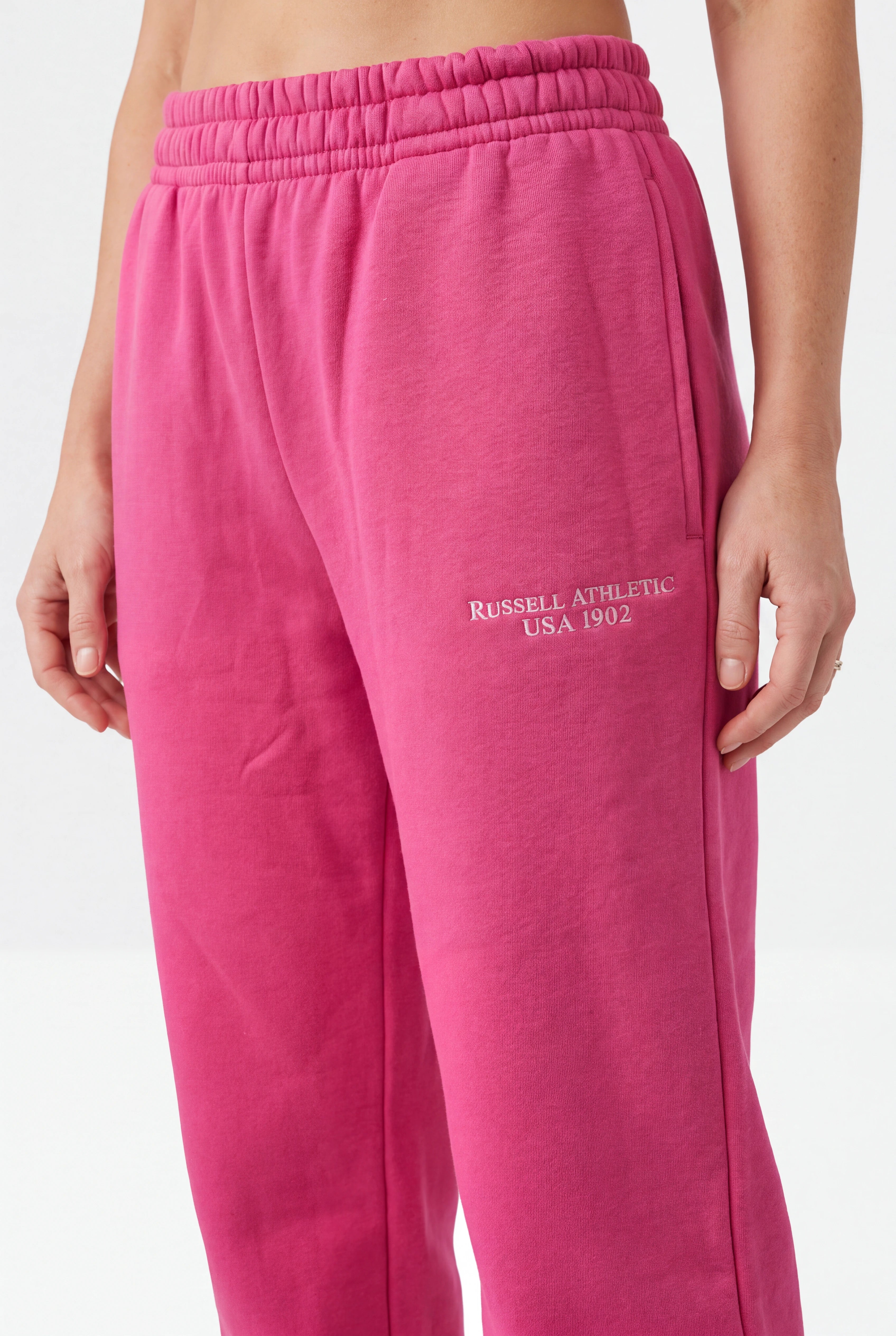 Russell Womens USA 1902 Lipstick Pink Trackpant