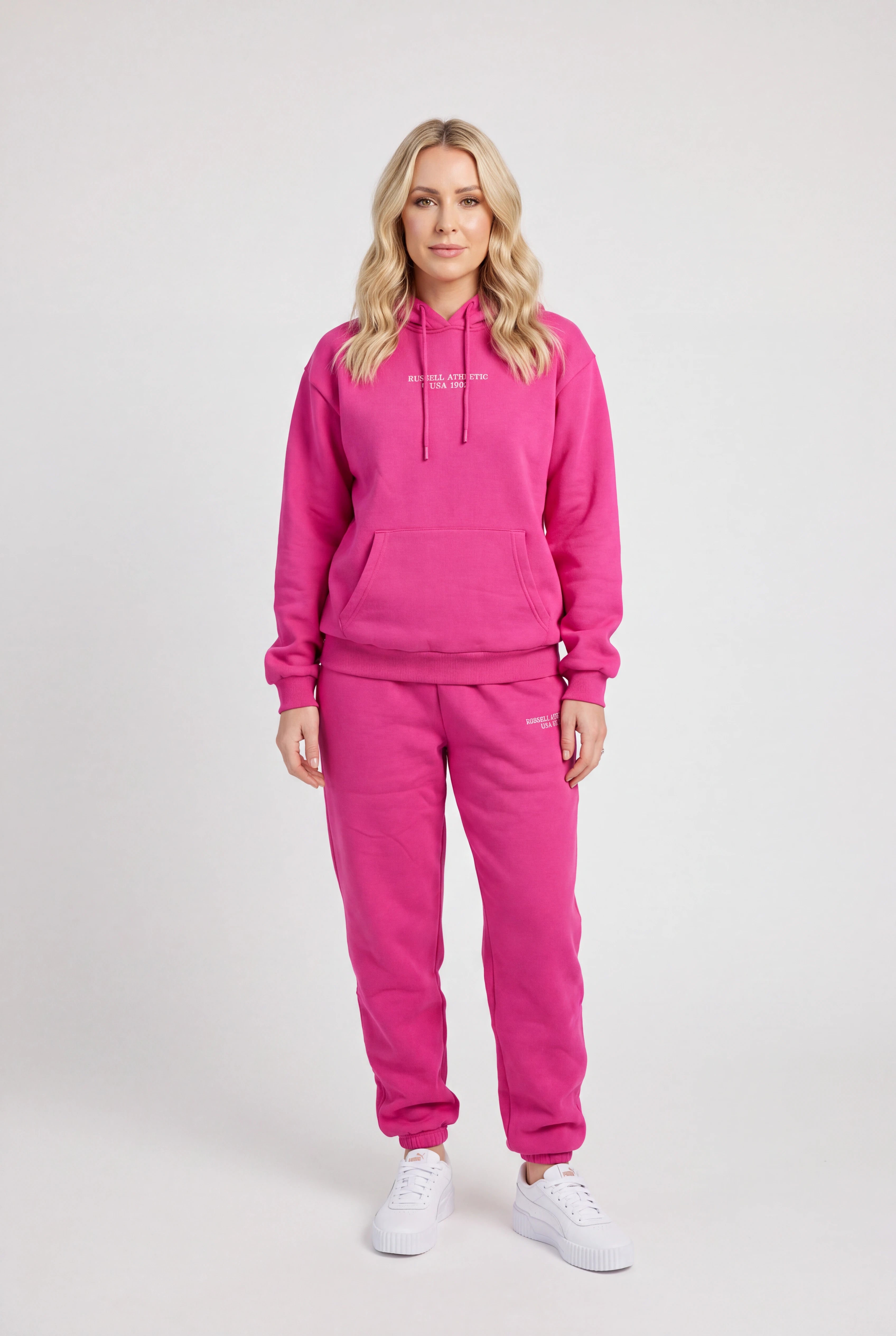 Russell Womens USA 1902 Lipstick Pink Trackpant