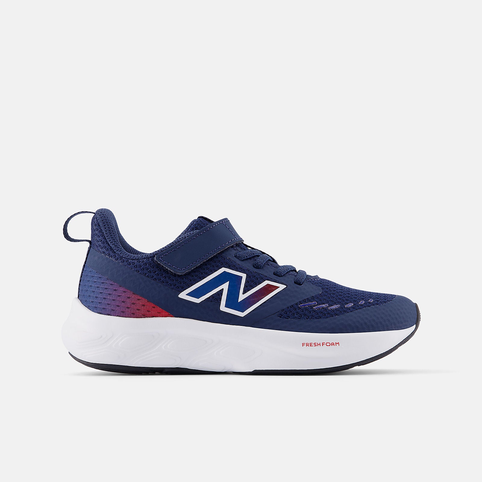New Balance Kid's 625 Foam Hook N' Loop Navy Sneaker Shoes