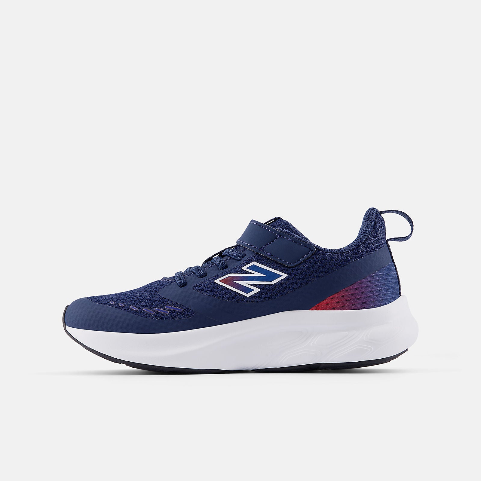 New Balance Kid's 625 Foam Hook N' Loop Navy Sneaker Shoes