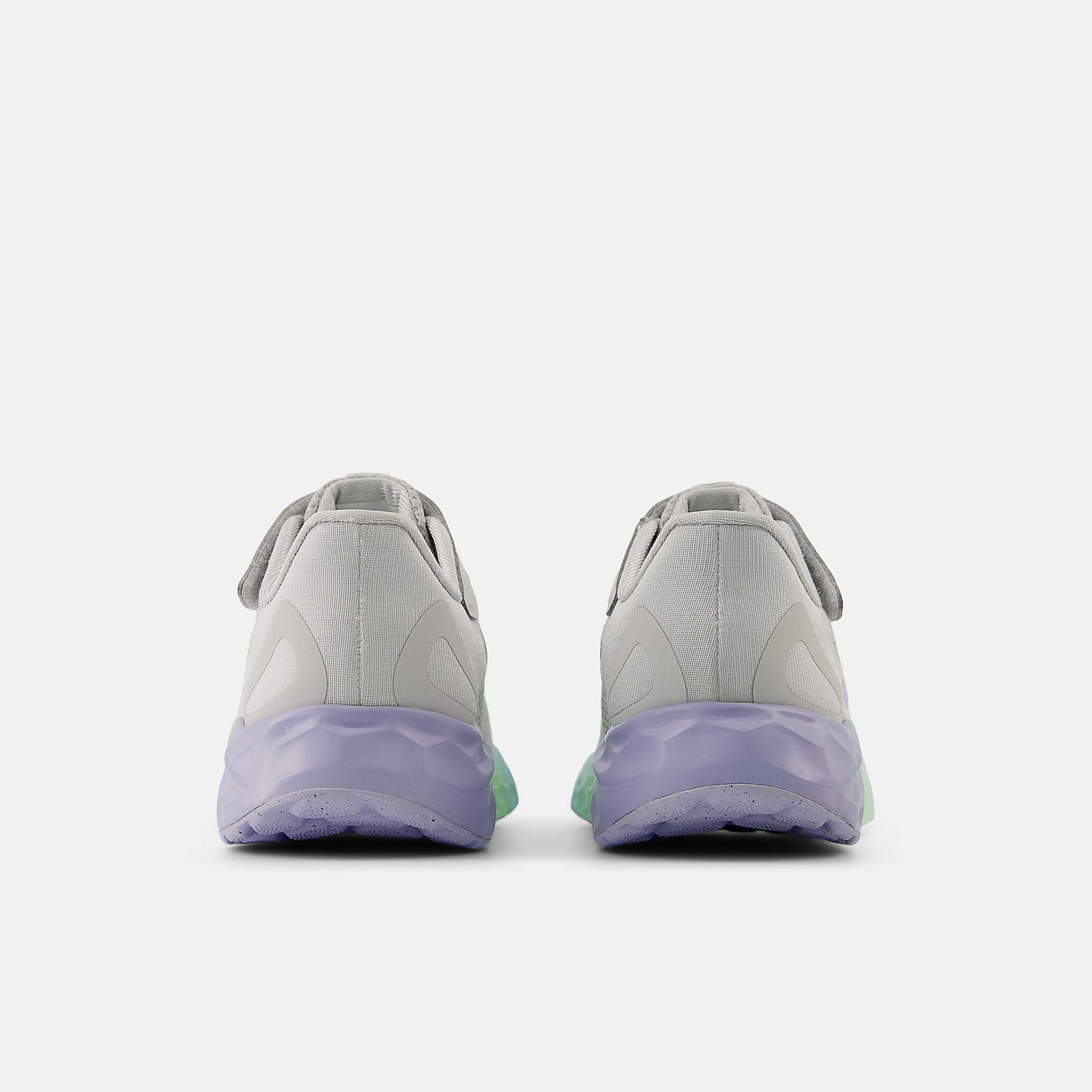 New Balance Kid's Hook N' Loop Fresh Foam Arishi V4 Grey/Jade Running Shoes