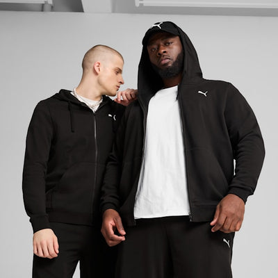 Puma Men's Essentials Fleece Black Full Zip Jacket