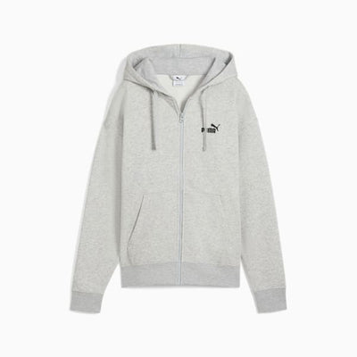 Puma Women's Essentials Full Zip Grey Jacket