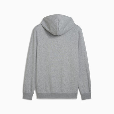 PUMA MEN'S ESSENTIALS NO. 1 LOGO FLEECE GREY HOODIE