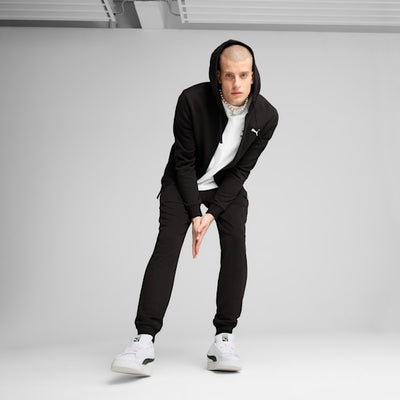 Puma Men's Essentials Fleece Black Full Zip Jacket