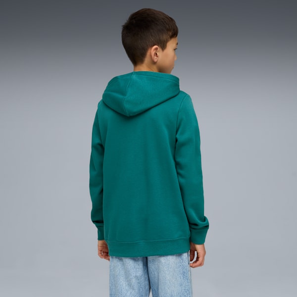 Puma Kid's Essentials 2 Colour No. 1 Logo Emerald Ice Hoodie