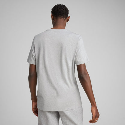 Puma Men's Essentials 2 Colour Logo Grey Tee