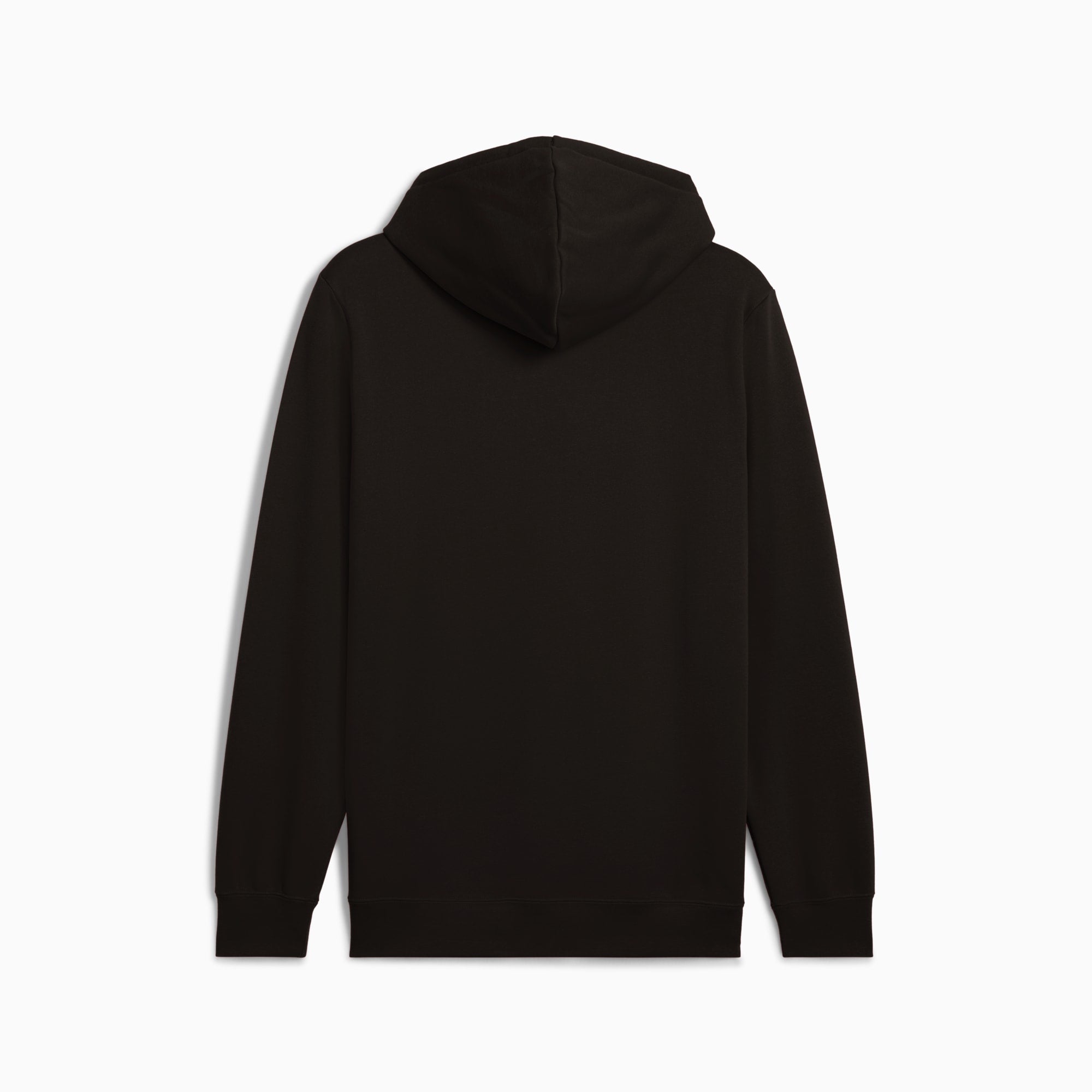 PUMA MEN'S ESSENTIALS NO. 1 LOGO FLEECE BLACK HOODIE