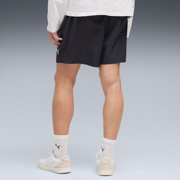 PUMA MEN'S ESSENTIALS WOVEN 5" NAVY SHORTS