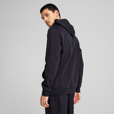 PUMA MEN'S ESSENTIALS NO. 1 LOGO FLEECE NAVY HOODIE