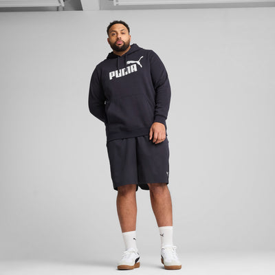 PUMA MEN'S ESSENTIALS NO. 1 LOGO FLEECE NAVY HOODIE