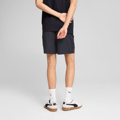 PUMA MEN'S ESSENTIALS WOVEN 5" NAVY SHORTS