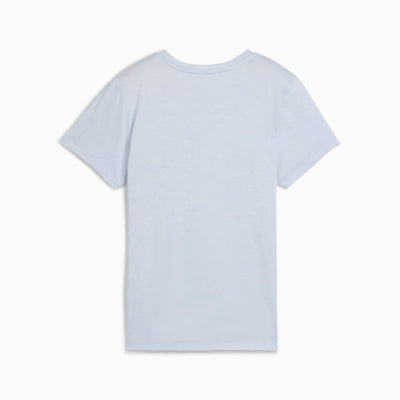 Puma Women's Essentials Logo Blue Tee