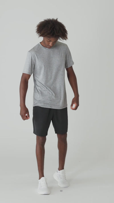 Insport Men's Miami Black Running Shorts