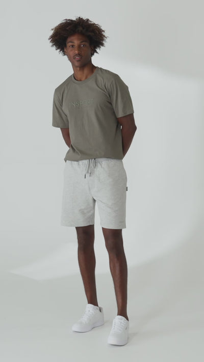 Insport Men's Atlanta Cotton Grey Shorts