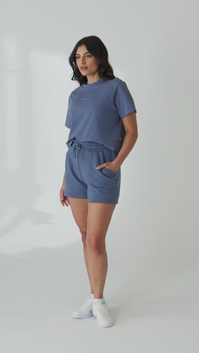 Insport Womens Remi Fleece Short Navy