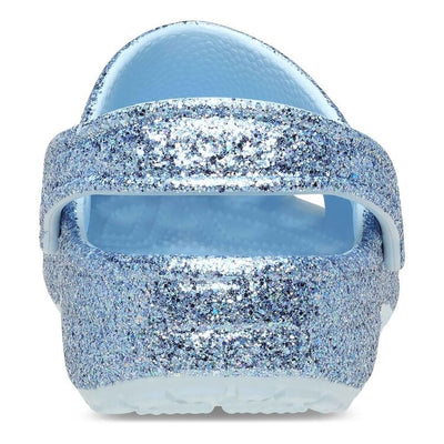 Crocs Kid's Classic Blue Glitter Clog