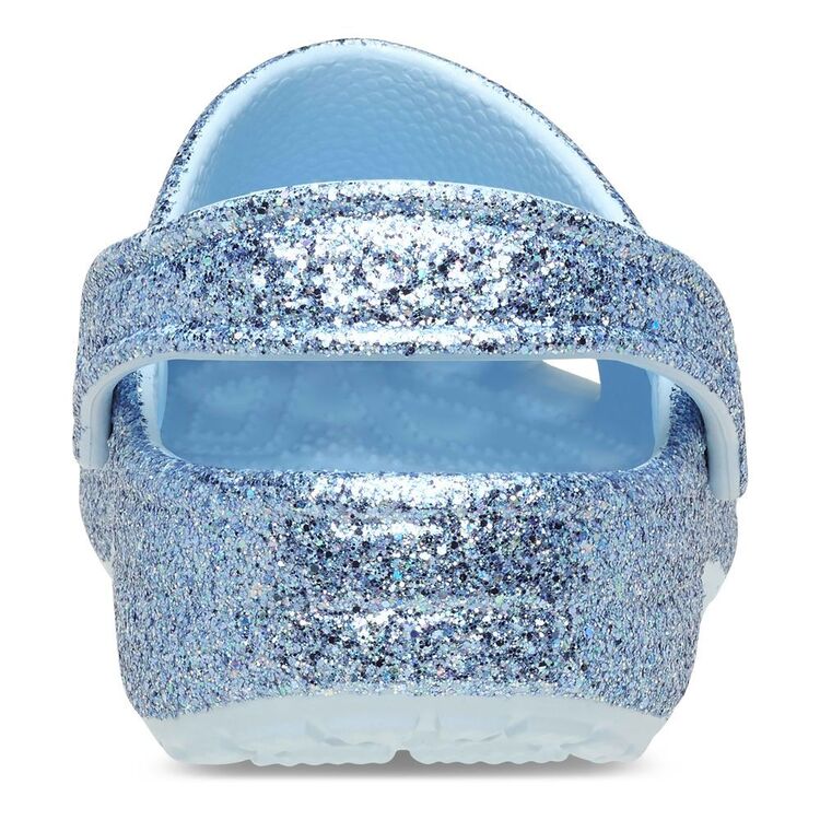 Crocs Kid's Classic Blue Glitter Clog