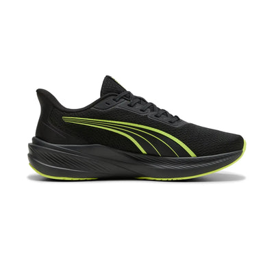 PUMA MEN'S DASHER LITE BLACK/LIME RUNNING SHOES