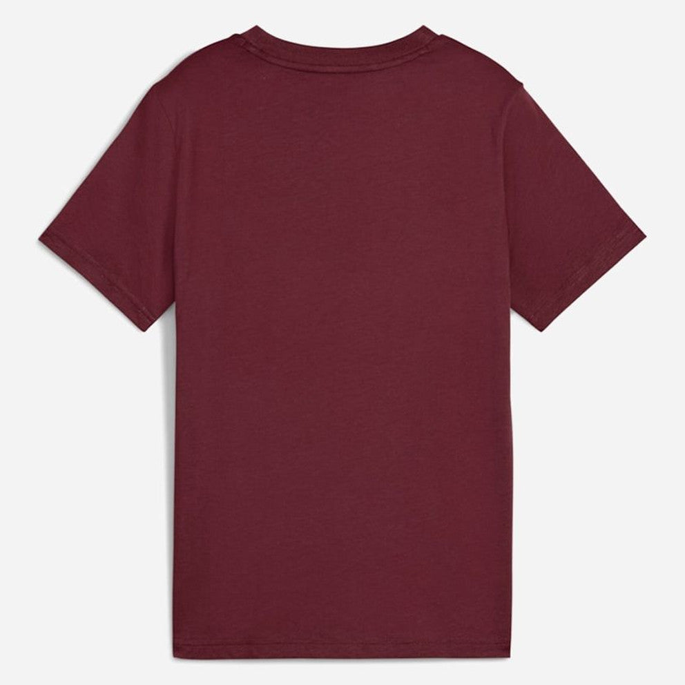 Puma Kid's Essentials 2 Colour Logo Ruby Tee