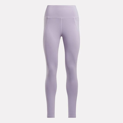 Reebok Women's Lux High Rise Purple Tight Leggings