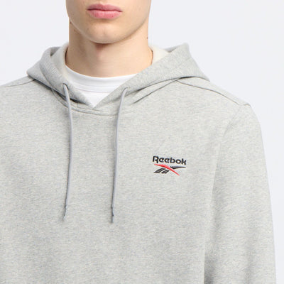 Reebok Men's Identity Small Logo Grey Hoodie