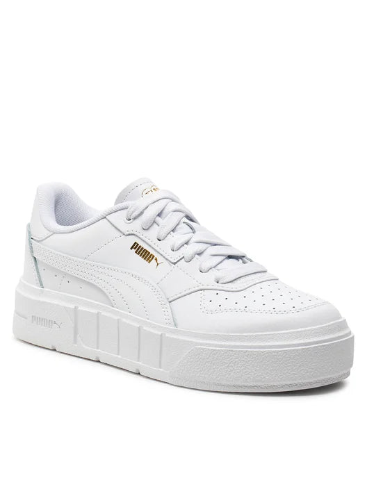 PUMA KID S CALI COURT WHITE GOLD SNEAKER SHOES INSPORT