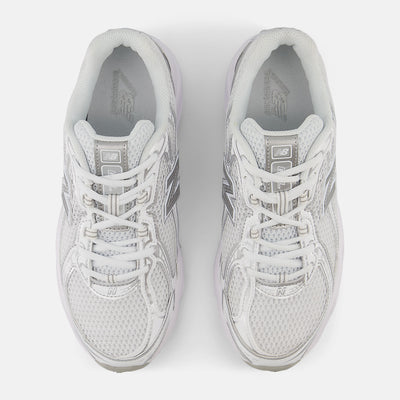 NEW BALANCE UNISEX 740 WHITE/SILVER SNEAKER SHOE (WIDTH D)