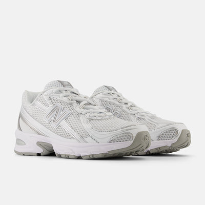 NEW BALANCE UNISEX 740 WHITE/SILVER SNEAKER SHOE (WIDTH D)