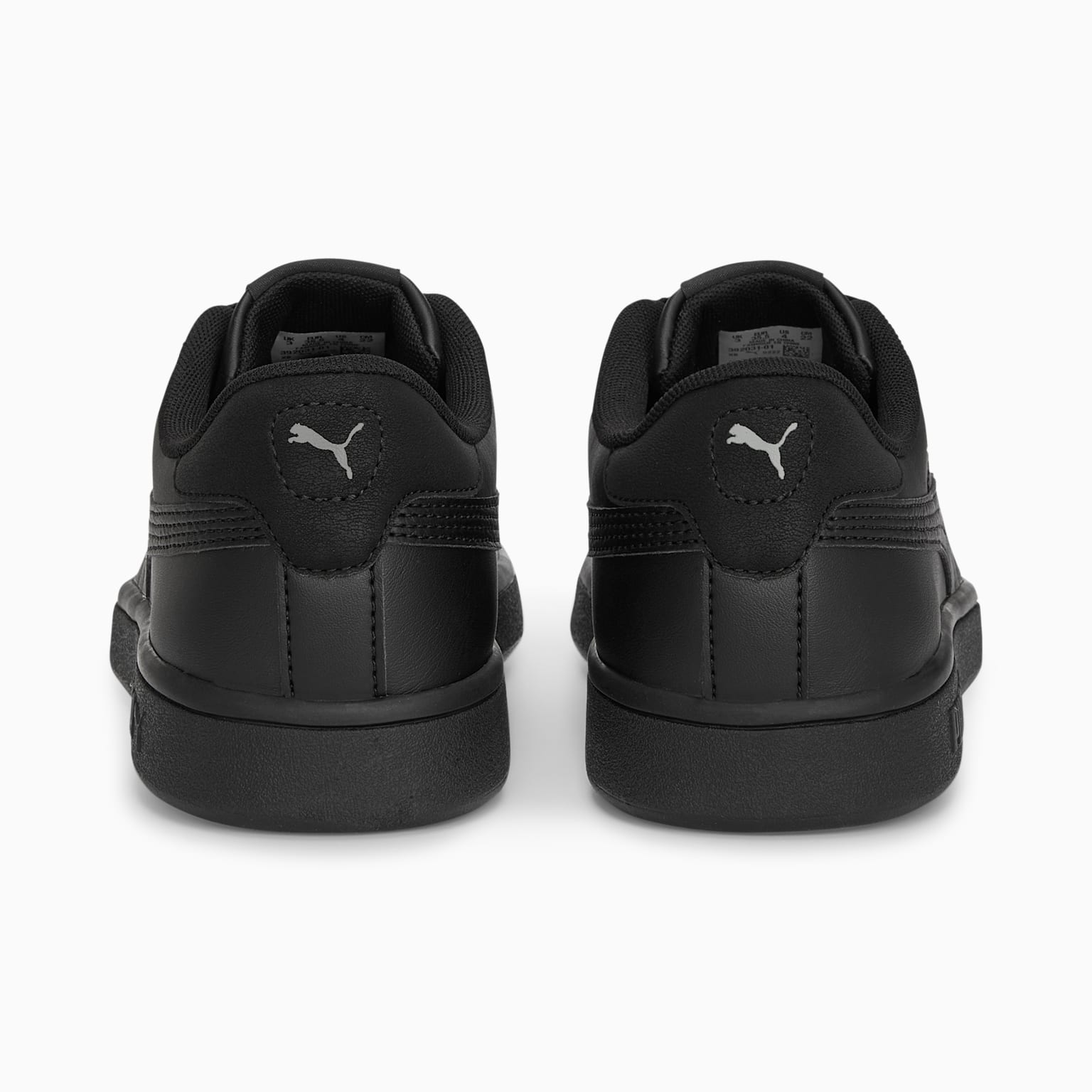 Puma Kids Smash 3.0 Triple Black Sneaker Shoes