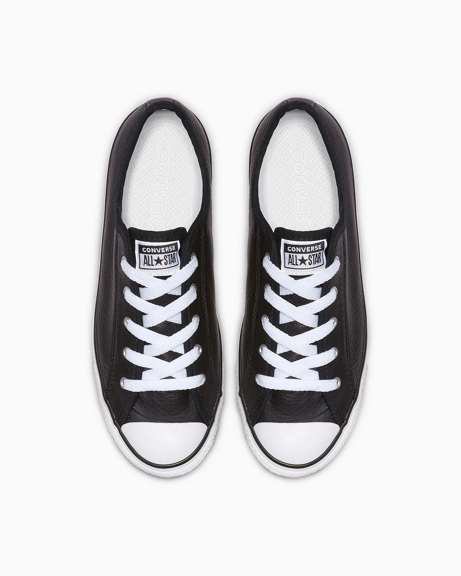 Converse Women's Chuck Taylor All-Star Dainty Low Black/White Sneaker Sheos