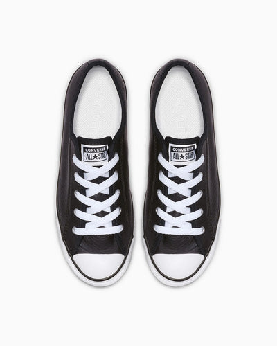 Converse Women's Chuck Taylor All-Star Dainty Low Black/White Sneaker Sheos