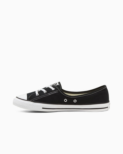 Converse Women's Chuck Taylor All Star Dainty Ballet Lace Black/White Sneaker Shoes