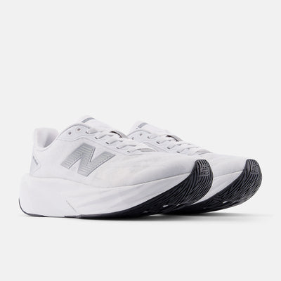 NEW BALANCE WOMEN'S FUELCELL REBEL V5 WHITE/SILVER RUNNING SHOES