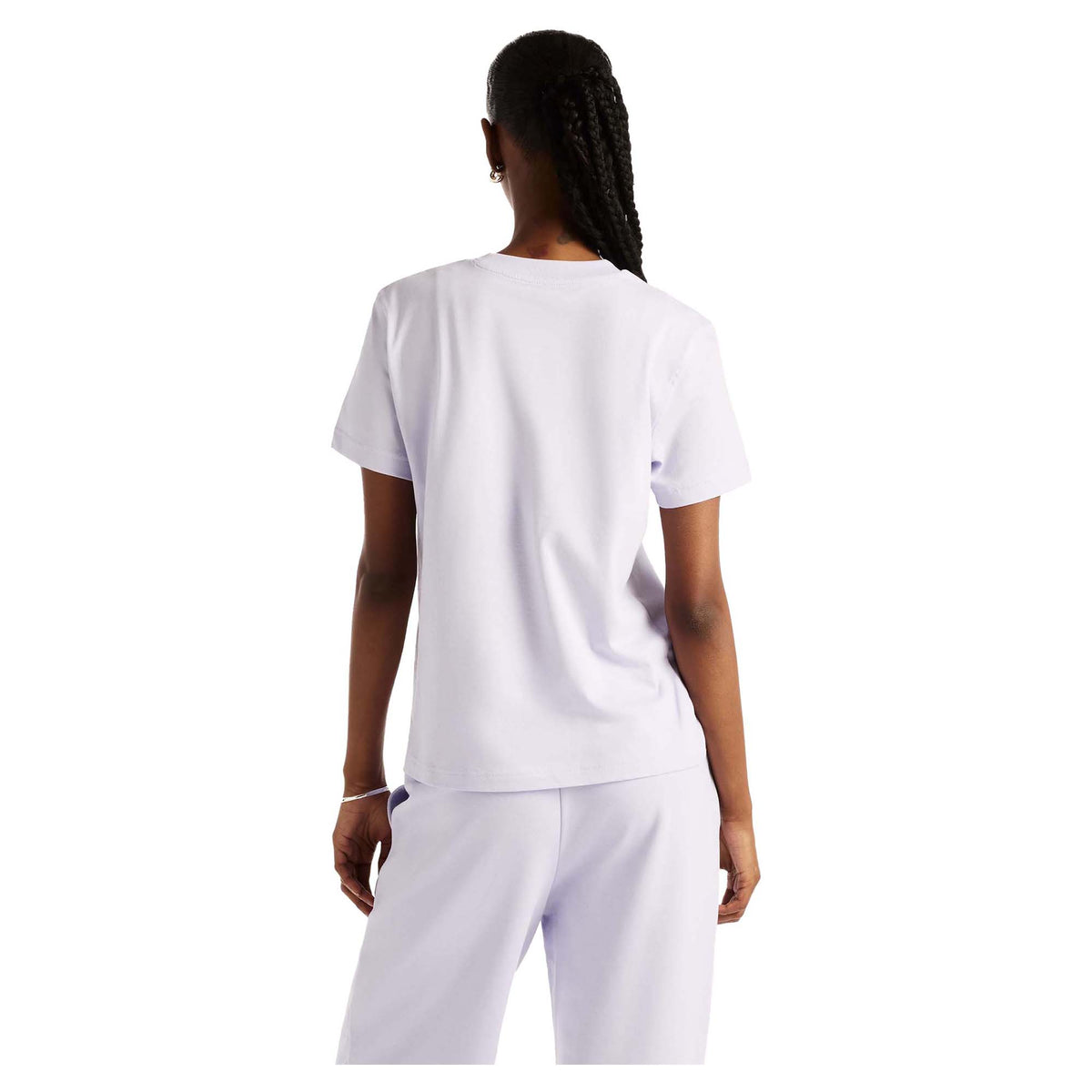 NEW BALANCE WOMEN'S SPORT ESSENTIALS JERSEY VIOLET TEE